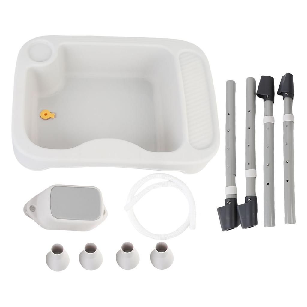 Shampoo Basin Removable Neck Support Lying Down Hair Washing Station Easy To Clean for Home Use