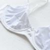 American UO Ultra-Thin Bra Pure Black Minimalist Natural-looking Bra Breathable Plaid Quick-Drying Intimates