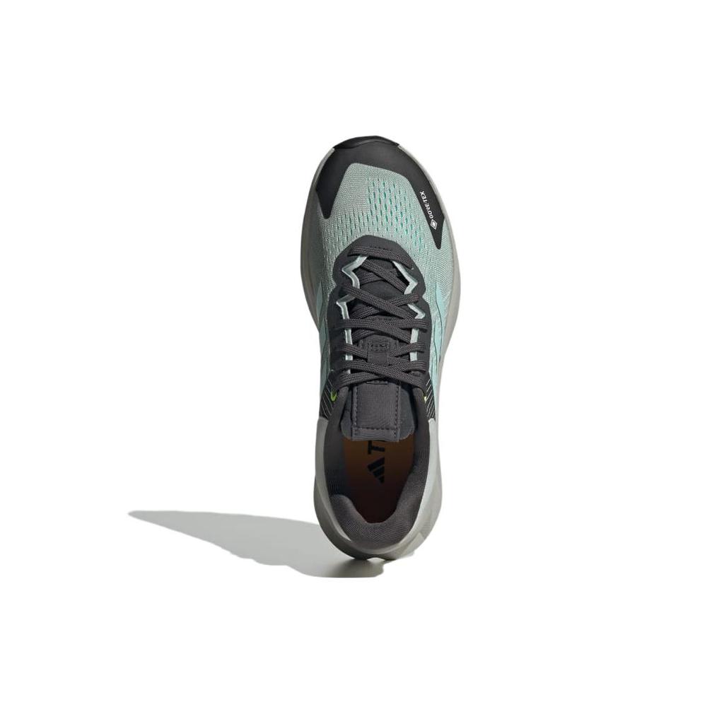 New Adidas Terrex Soulstride Flow Gore Tex Wonder Silver Semi Flash Aqua Lucid Lemon Women's ID6715