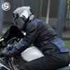 SFK Spring&Summer Men's Women Riding Equipment Clothing Mesh Breathable Black Motorcycle Jacket With CE Protective Accessories