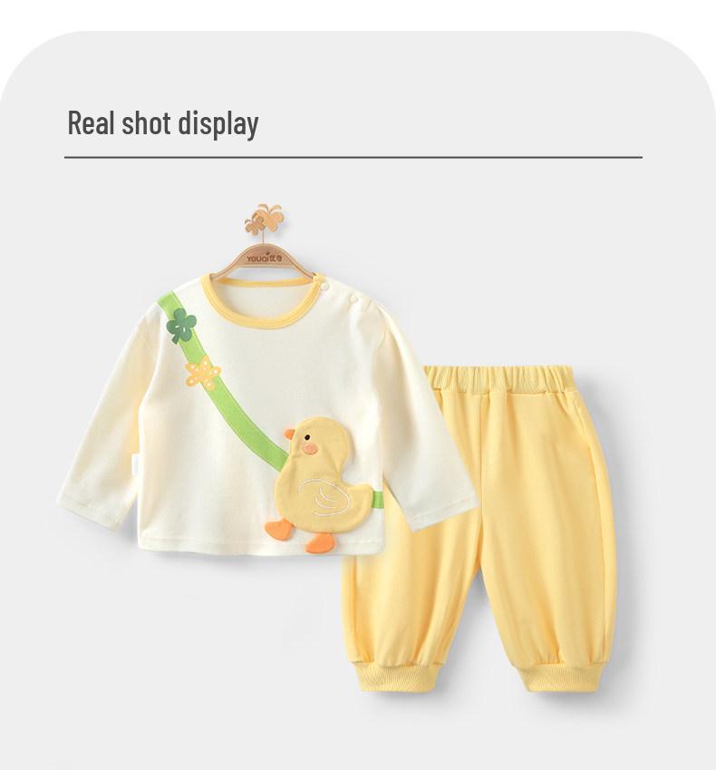 Youqi Toddler Autumn Two-Piece Set: Long Sleeve Top & Pants for Girls