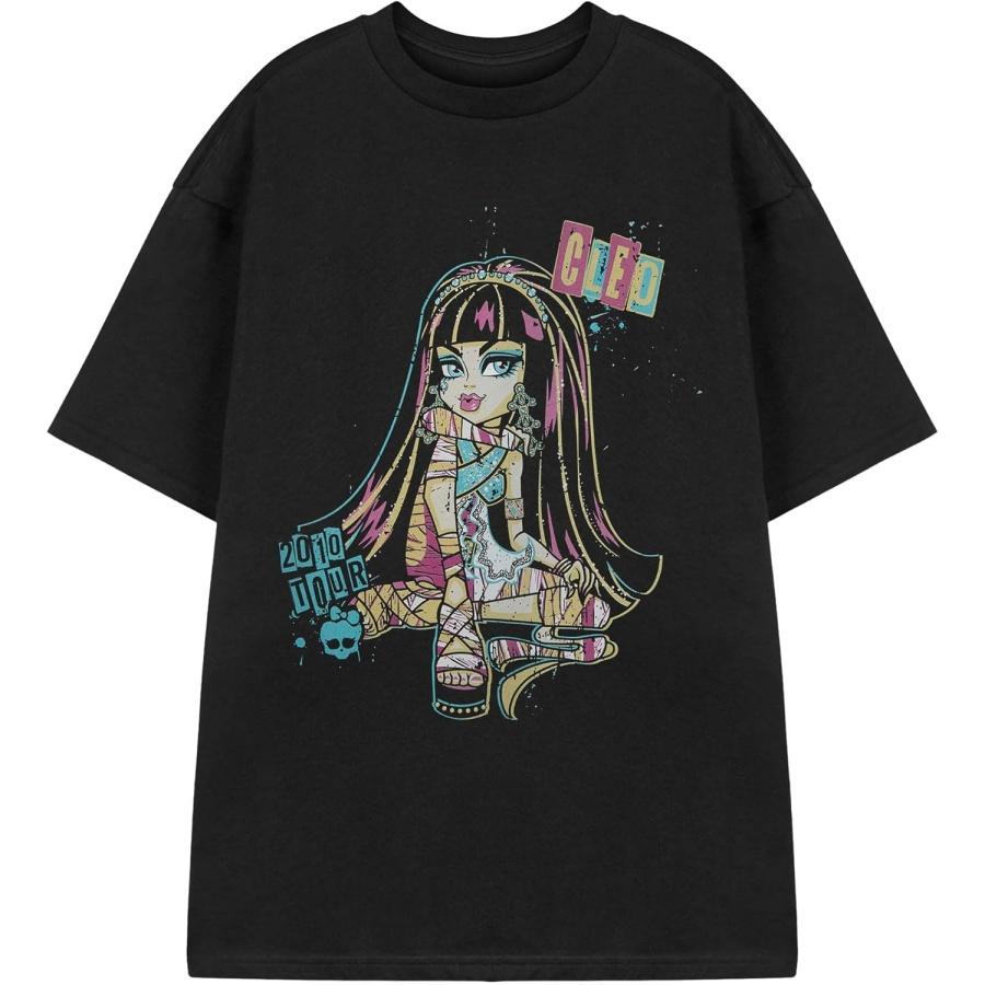 

Жіночі футболки Monster High Варіанти З коротким рукавом Графічна футболка Дизайн персонажа XXL чорний