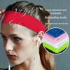 Customizable Logo Sport Sweatband: Embroidered Headband for Men and Women, Ideal for Fitness, Running, and Fashion.