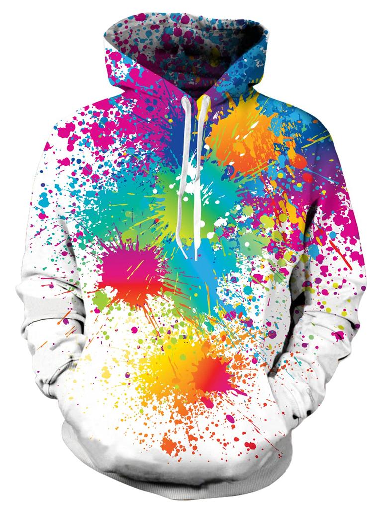 Men's Hoodies  Animal Cat Print 3D Patternv Hooded Spring Autumn Pullover Sweatshirt With Pocket Hoodie Streetwear Loose Comfortable