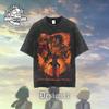 Unisex  Anime Attack on Titan Vintage Washed Graphic Print T-shirt Men Women Casual Oversized Streetwear Hip Hop Fashion Summer New Tee