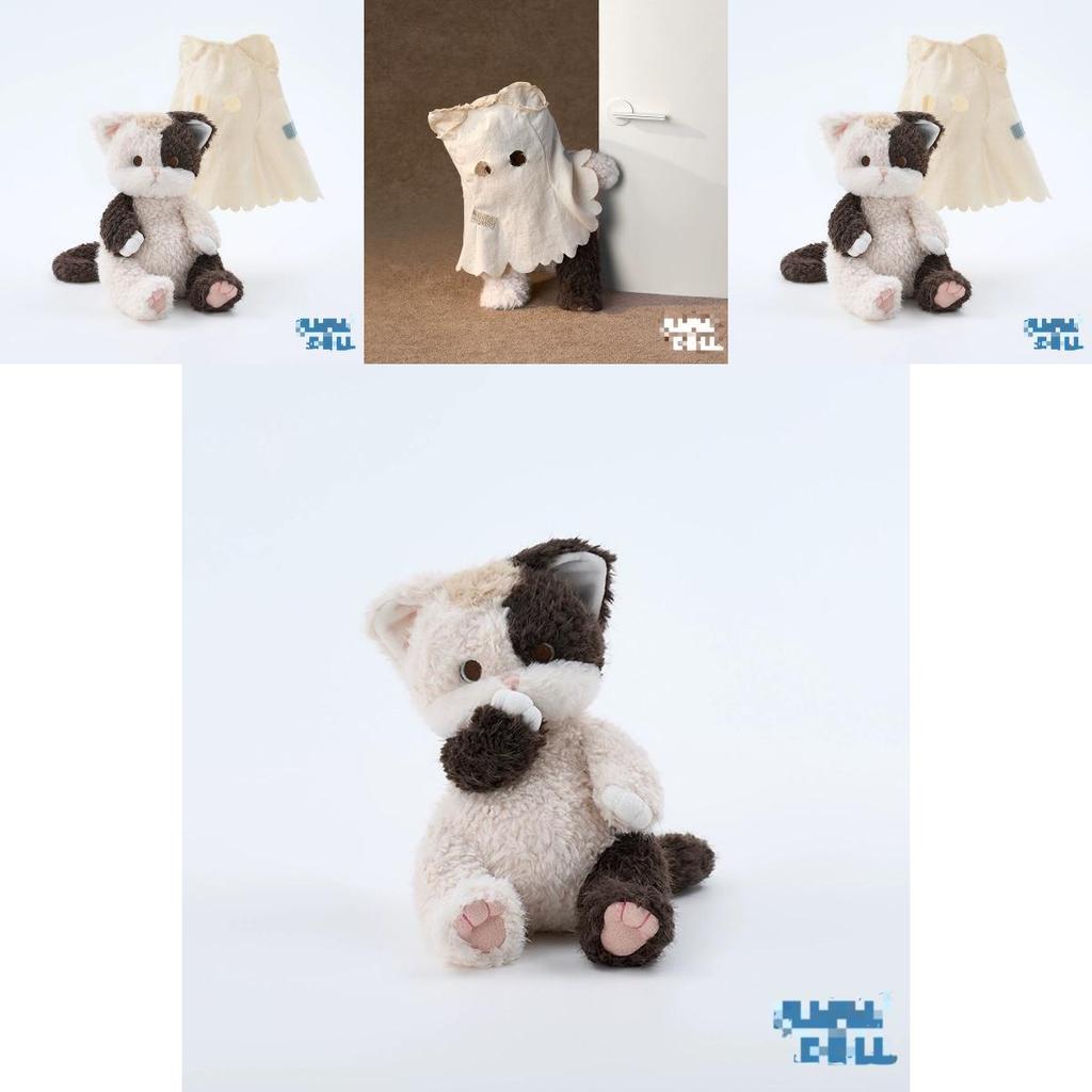 Giocattolo Gatto di Peluche con Imbottitura in Cotone PP per Bambini e Comfort del Sonno