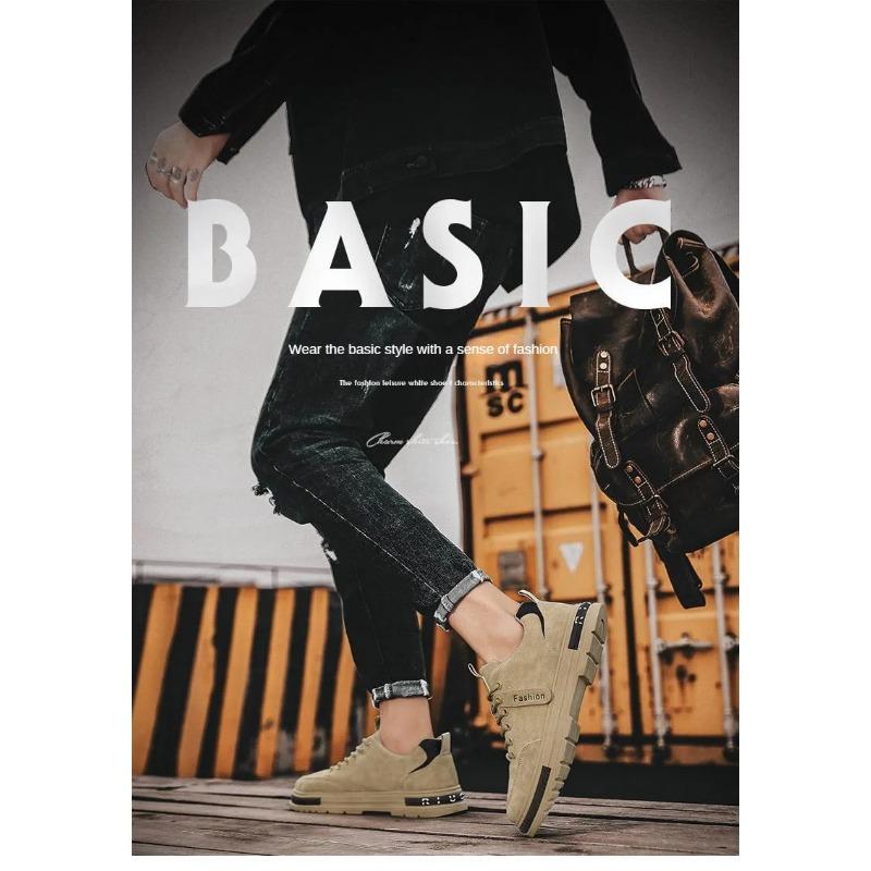 Men's Shoes Season Breathable Versatile Casual Trendy Shoes Men's Work Lightweight Sports Board Shoes