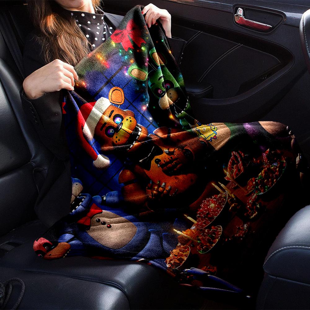 Five Nights Freddy'S Party Blanket Soft Throw Blanket For Home Bedroom Bed Sofa Travel Office Solid Christmas Blanket