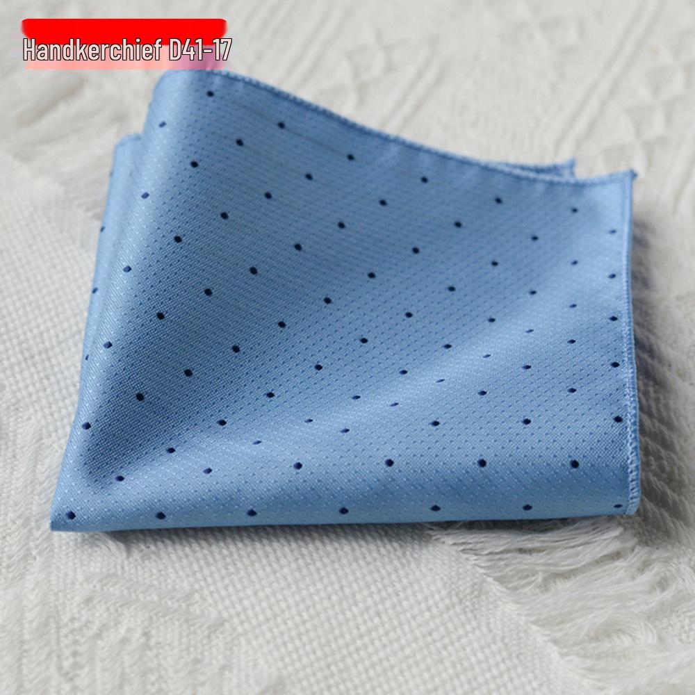 Men's Polyester Silk Pocket Square Handkerchief for Business, Formal, and Wedding Attire.