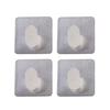 4Pcs Stainless Steel Hook For Bathroom Hangers Shower Holder Hook Accessories