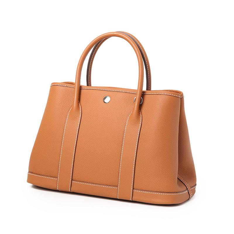Premium Layer Cowhide Women's Garden Bag Commuter Large Capacity Women's Genuine Leather Tote Bag