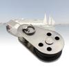 25mm Lifting Single Pulley Roller,304 Stainless Steel Single Wheel Pulley Lifting Rope Pulley Block for Kayaks