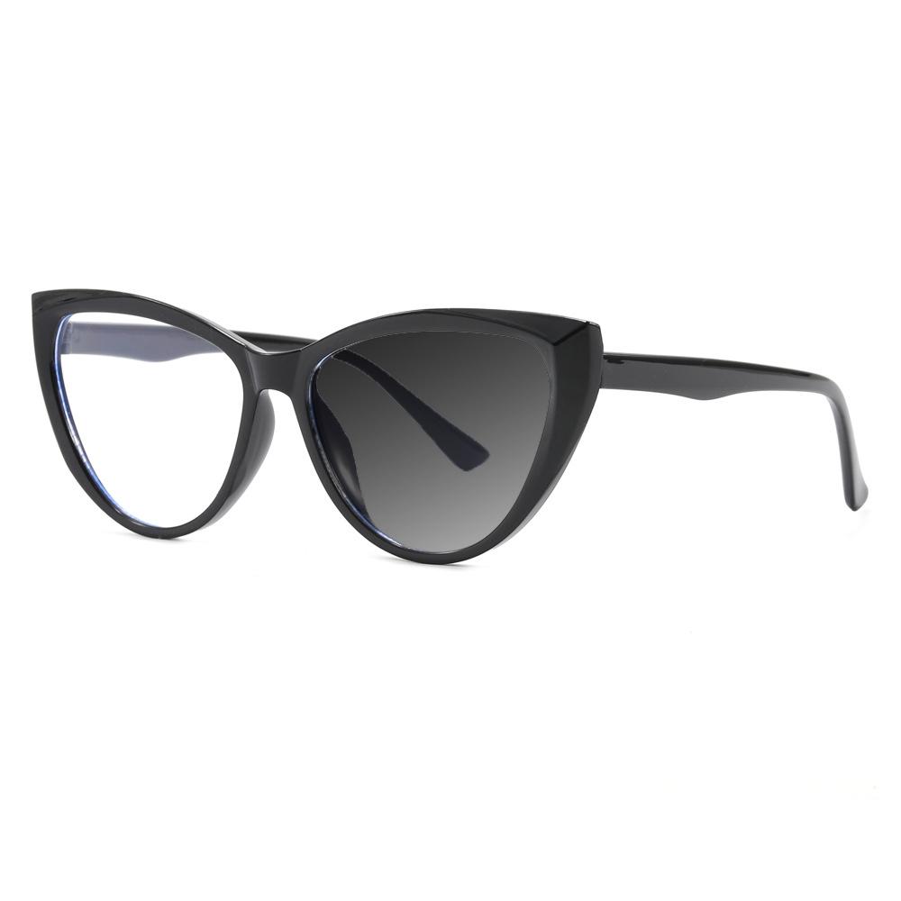 Brand Design Cat Eye Ladies Elegant Frame Anti-Blue Light Europe And The United States Trend Spectacle Farsightedness Glasses