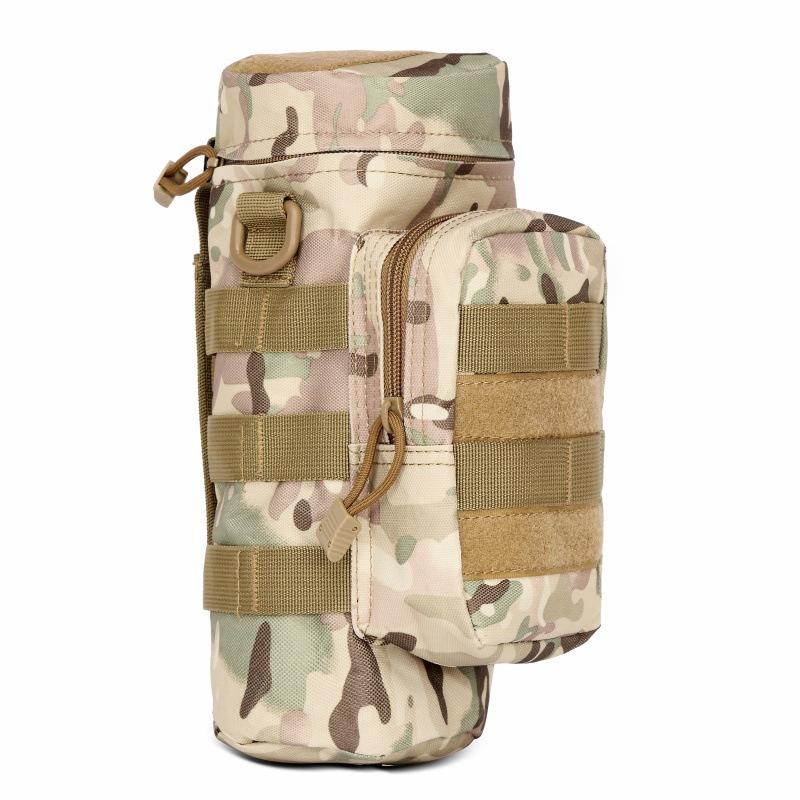 Tactical Molle Water Bottle Bag Pouch Holder Outdoor Travel Camping Hiking Cycling Fishing Hunting Water Bottle Kettle Carrier