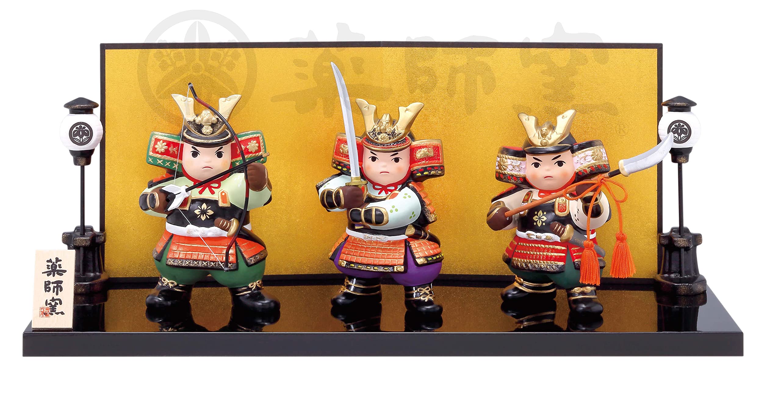 

Yakushigama May Doll Festival Nishikisa Three Samurai Set (Yakushigama) Boy s