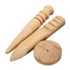 Multi-Size Burnisher Leather Craft Edge Round Slicker Wood Leathercraft Tools