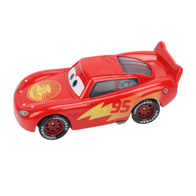 Cars Toy Christmas McQueen ROUTE 66 McQueen Chick Hicks Racing Car 1:55 Diecast Alloy Car Model Boy's Christmas Gift