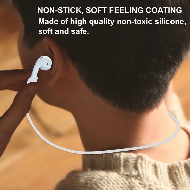 Airpods Silicone Magnetic Antiloss Strap For Apple Huawei Bluetooth Earphones With Diy Customization