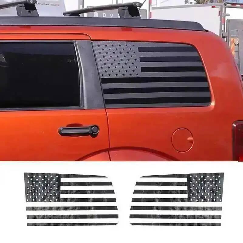 JIDIXIAN Dekorativní krycí samolepky na zadní okno auta pro Dodge Nitro 2007 2008 2009 2010 2011 2012 Autopříslušenství pro exteriér