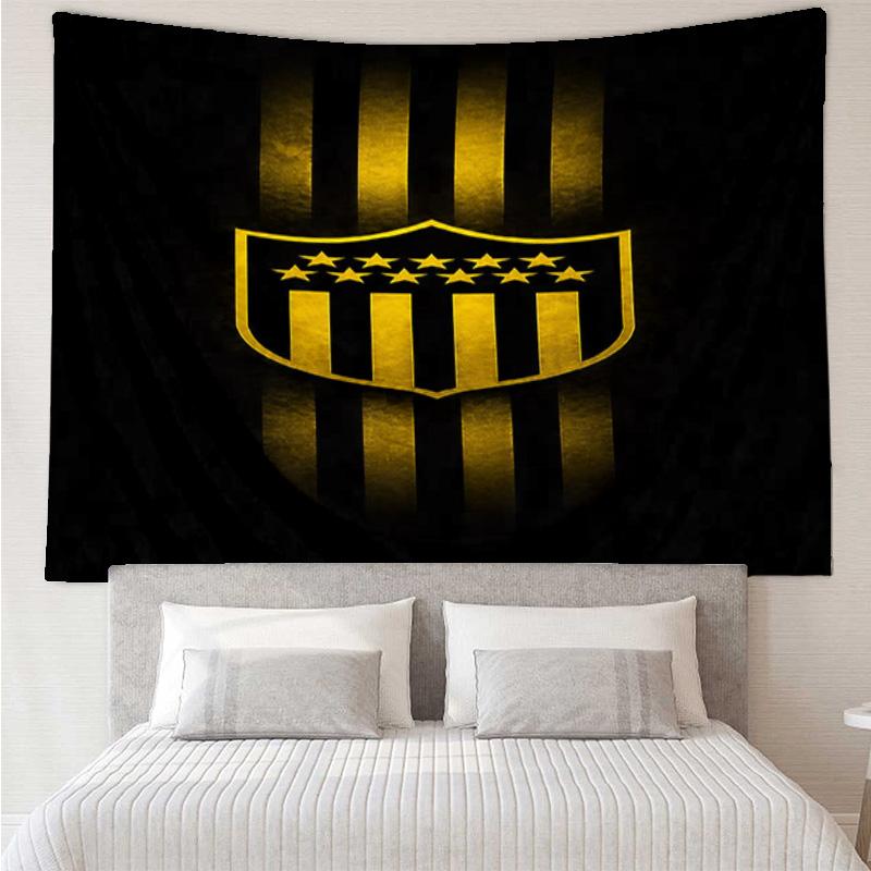 Peñarol Football Club Tapestry Hanging for Bedroom,Livingroom, Playroom,Decor Art Room Wall Tapestry Holiday and Birthday Gifts