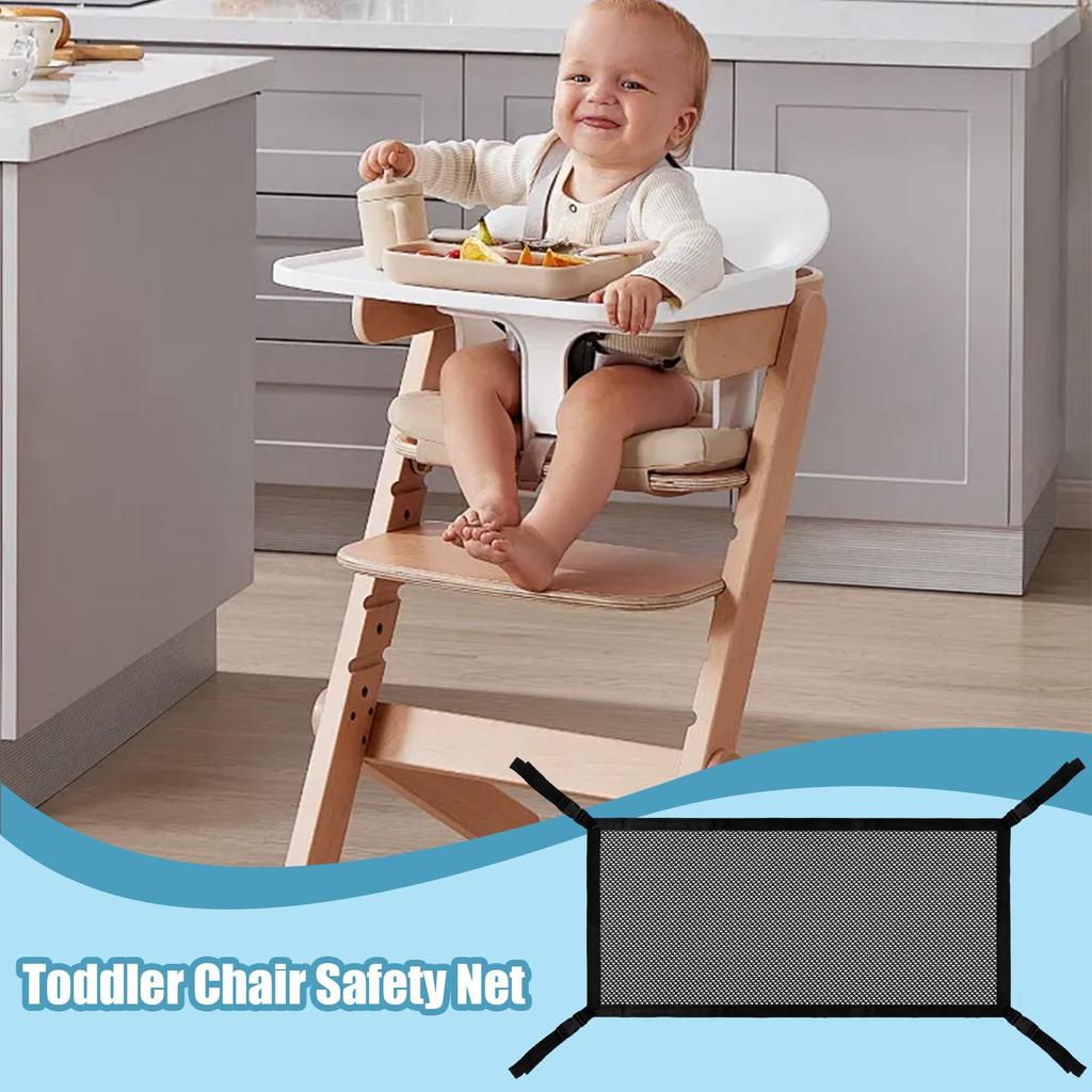 Babystoel Veiligheidsnet Kinderen Torenstoel Veiligheidsnet 4-zijdige Bescherming Stap Gereedschap Mesh Barrière Voor Spelend Kind Studerend Kind