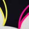 Women's High-Waisted Casual Versatile Color-Blocked Two-Piece Swimsuit