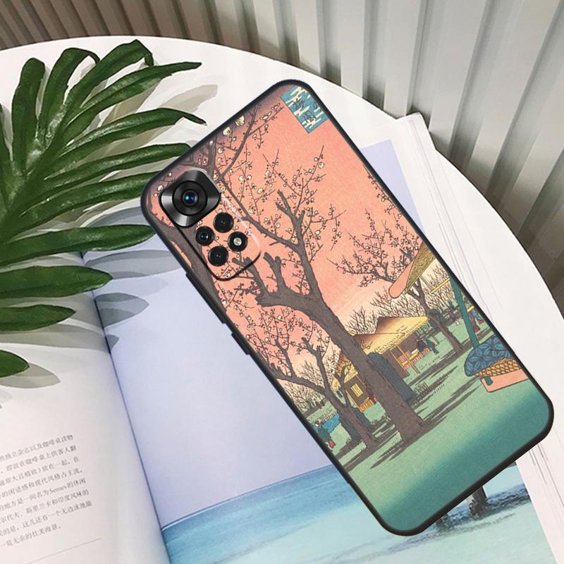 Japanese Ukiyoe Funda For Xiaomi Redmi Note 14 10 11 12 13 15 Pro Plus Case For Redmi 15 15C 14C 12C 10C 13C