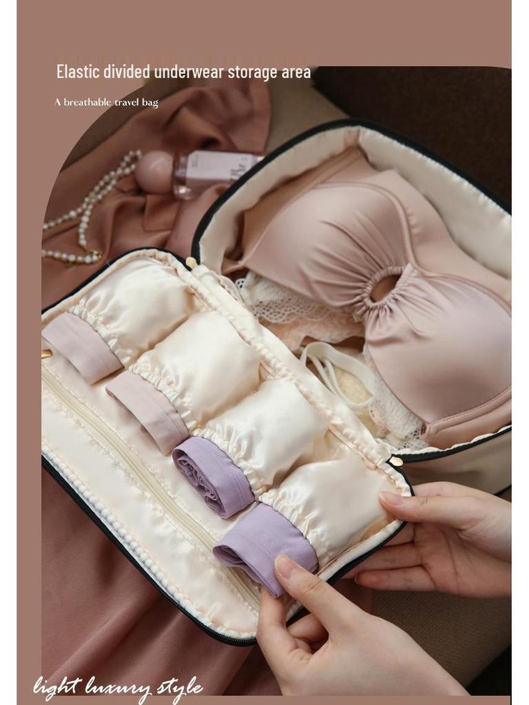 Waterproof Travel Underwear and Garment Organizer Bag