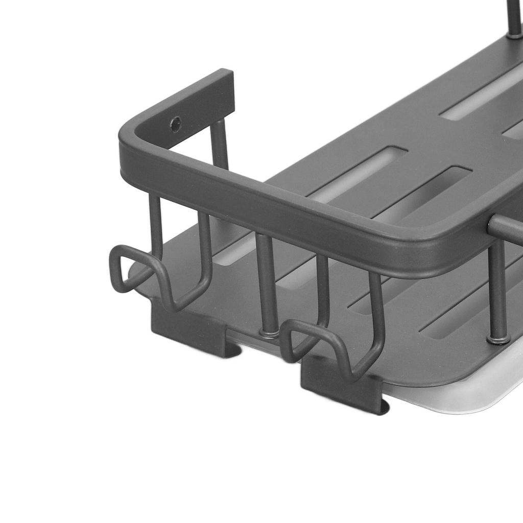 Kitchen Wall Mounted Sink Shelf Punching Free Rustproof Over Sink Dish Drying Rack for Home