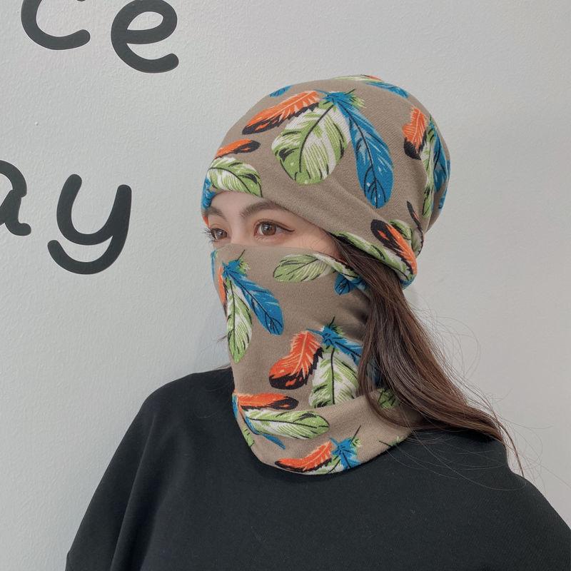 Unisex Strick-Zopfmütze & Schal: Warm, Kältefest, Imitat-Kaschmir für Herbst & Winter