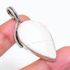 Natural Orange Scolecite Gemstone 925 Sterling Silver Jewelry Pendant 2.01" ZS-404