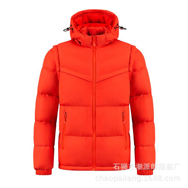 Source Factory, OEM Logo Customization, Order Acceptance, Cotton-padded Vest Processing