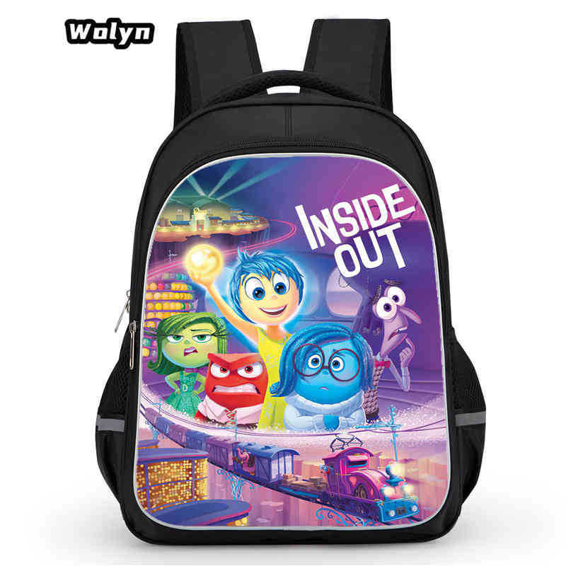 Mind Secret Service 2Ide Out Simple Cute Backpack Student School Bag Backpack