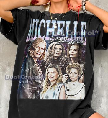 Michelle Pfeiffer 90s Vintage Retro Bootleg Shirt, Classic Hollywood Legend Graphic Tee, 90s Cinema Queen Fan Apparel #SAF