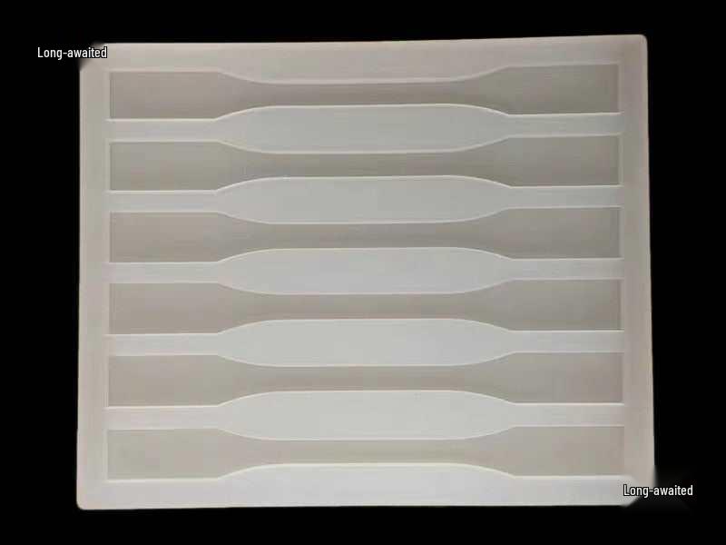 High-Temperature Resistant Silicone Mold for Dumbbell Specimen Casting