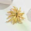 1Pcs Fashion Jewelry Exquisite Flower Metal Brooch Inlaid With Rhinestone For Women's Daily Wear And Party Events Party Gift
