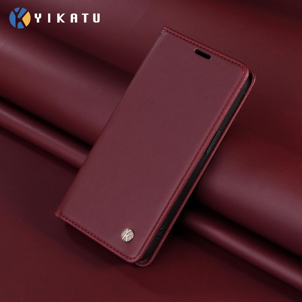 Magnetic Leather Wallet Flip Case for Xiaomi 15T 15 T Pro| Ultra Silm Design | Premium Cases Bumper for Redmi 15 15C 4G 5G Cover