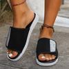 Sandales plates pour femmes, été, nouveau style, simples, couleur unie, antidérapantes, loisirs de plein air, décontractées, confortables, pour la plage