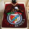 S.L. Benfica  POSTER  FlAannel Blanket, High Quality Comfortable for All Seasons, Home Decor, Warmth and Comfort