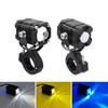 Universal Motorcycles Headlight Fog Light Led Auxiliary Driving Lamp Offroad Motor Fog Light with Devil Eye for ATV Scooter