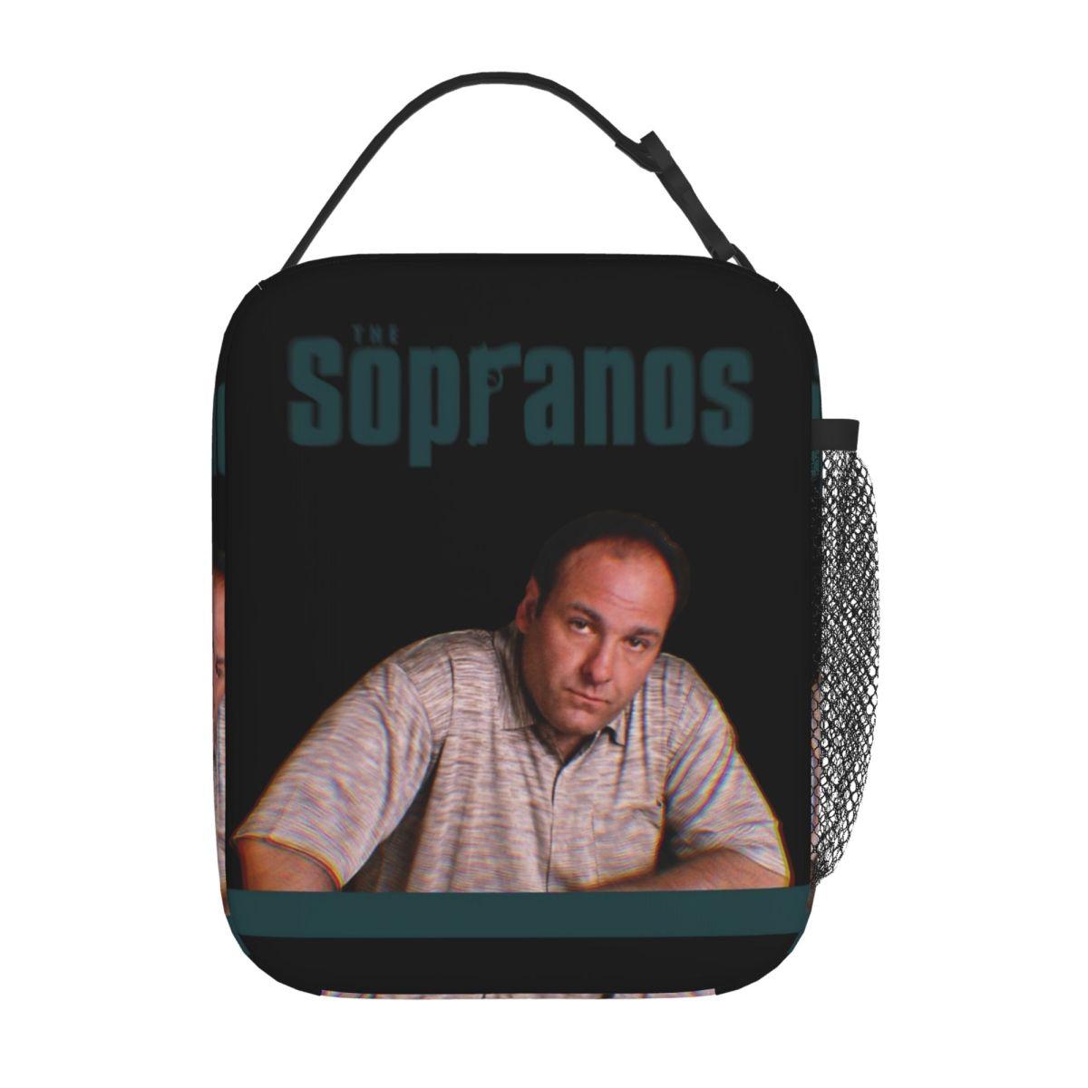 TONY SOPRANOS Family Insulated Lunch Bags Funny TV Show Food Container Portable Cooler Thermal Lunch Boxes For Work One Size
