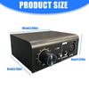 Double Channel Mic Preamp In Durability Metal Case Instrument Preamplifier Ideal For Studio Recording And Stage Use