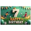 Football Graphics Playground Banner Soccer Theme Banner Birthday Party Banner for Playground Decoration Photography Background