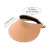 Empty Top Visors Cap Foldable Baseball Cap Fashion Beach Hat  Men Women