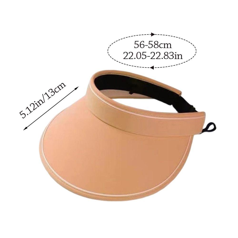 Empty Top Visors Cap Foldable Baseball Cap Fashion Beach Hat Men Women