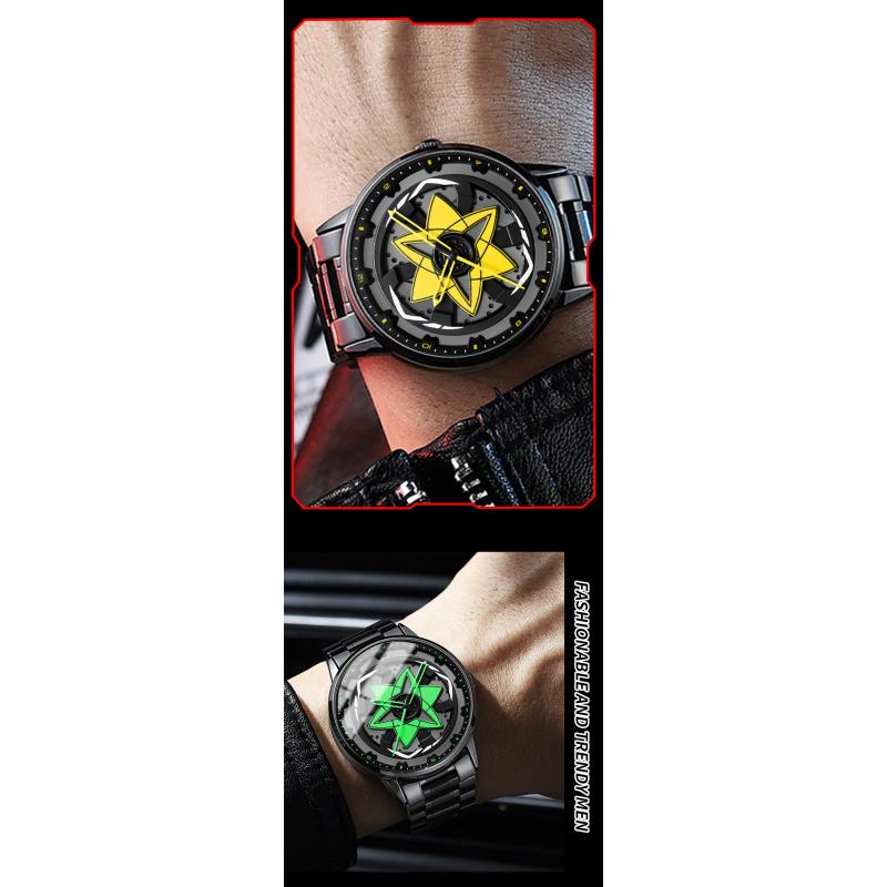 New High-value Men's Watch, Men's Watch with Three-dimensional Hollow Design, Waterproof Quartz Watch