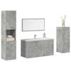 VidaXL Bathroom Furniture Set 4 Pcs Concrete Grey, Bathroom Cabinet, Bathroom Cupboard, Furniture 3324866