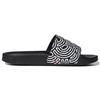 New Adidas Adilette Shower Slipper 'Black White' Women's FX1200