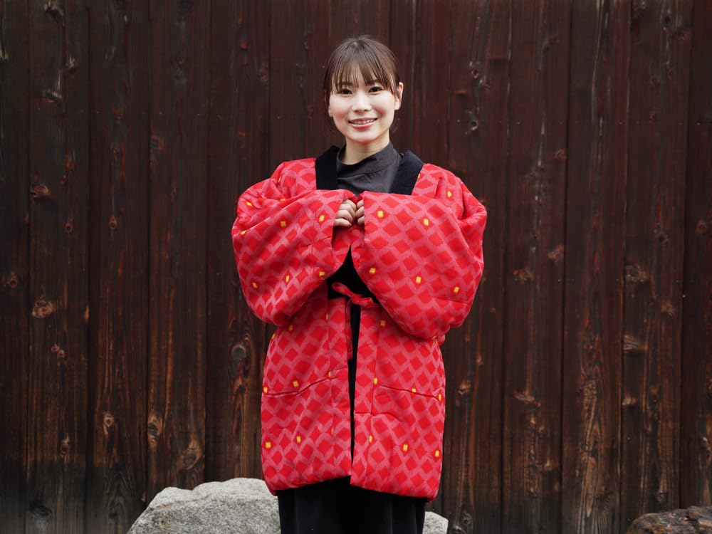 Tayutaf Hanten Made In Cut Red 6 Women's (Kurume Hanten) - Japan, Pattern,