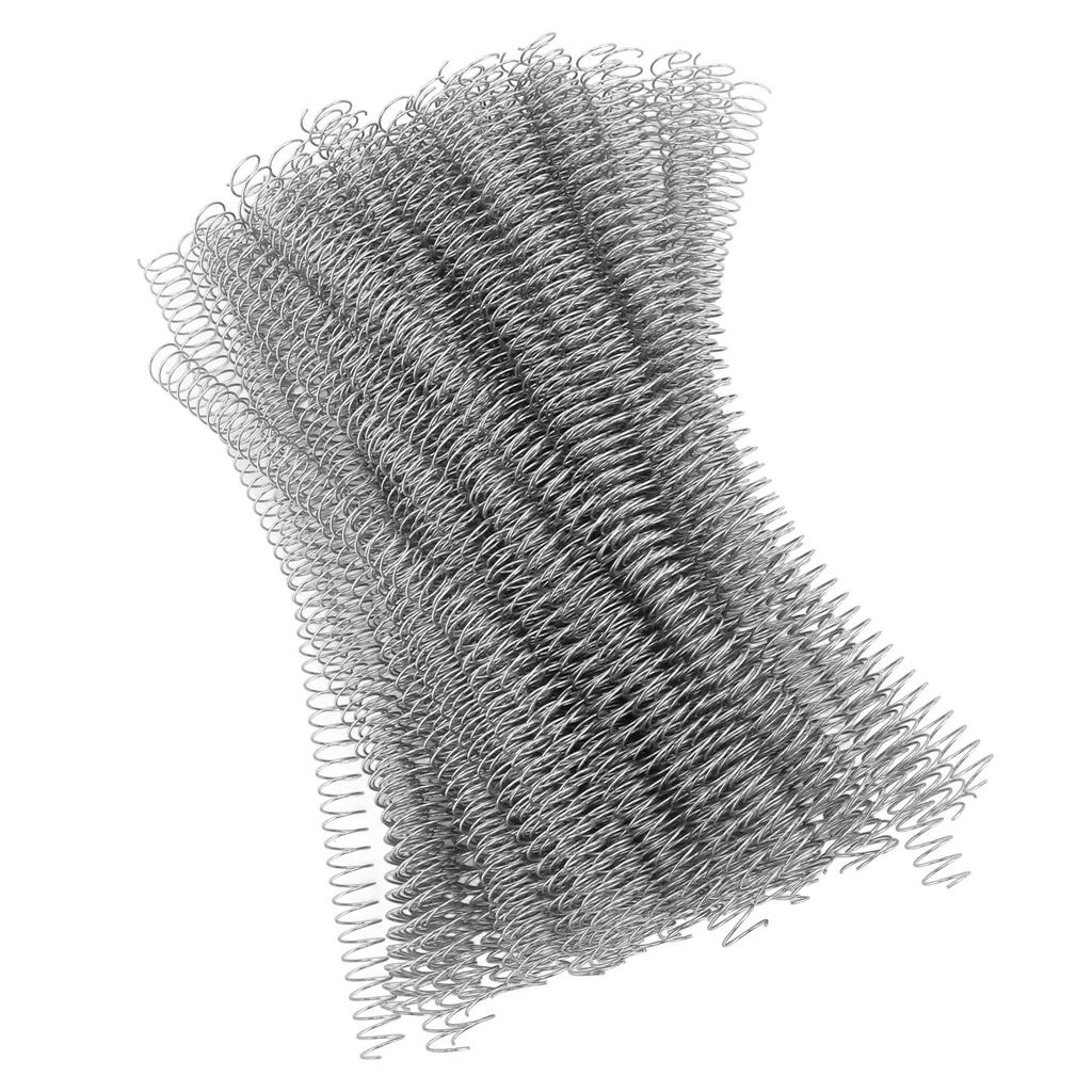 100Pcs Spiral Binding Coils Iron Dia 14.3mm 9Celsius16in 48 Teeth 4:1 Ratio 115 Sheet Capacity for Paper